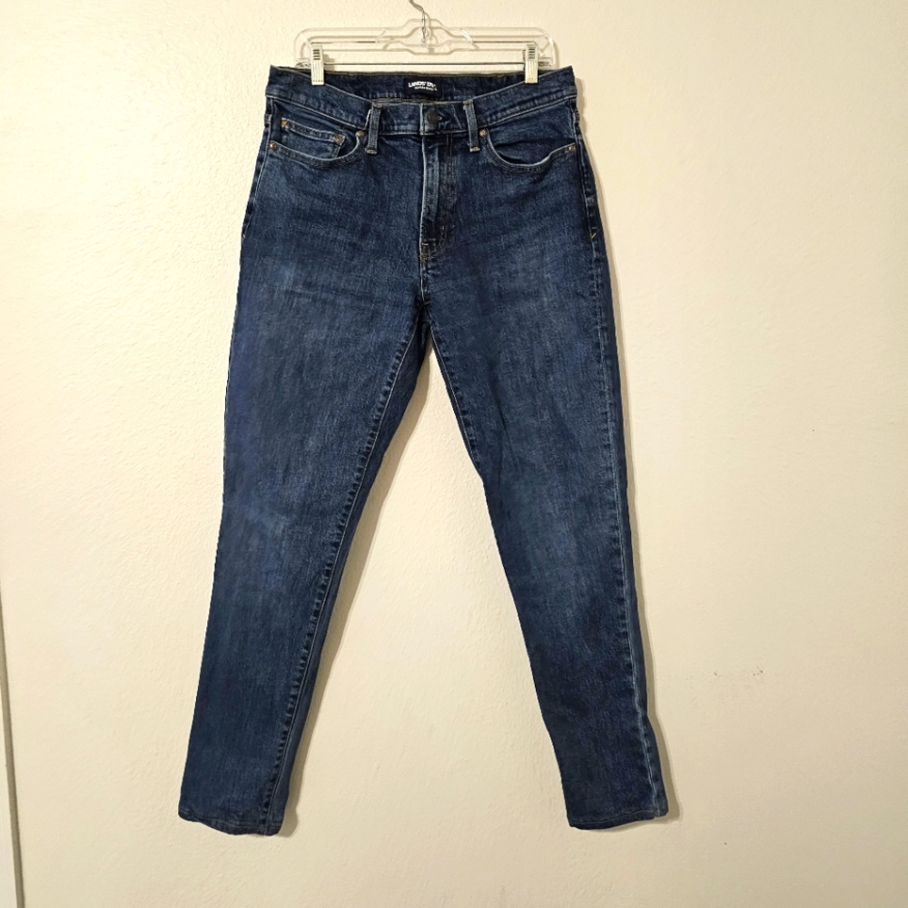 Lands End Square Rigger jeans size 34 athletic fit denim casual 34 X 33